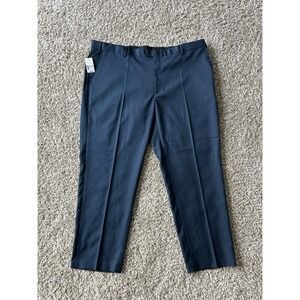 Jos A Bank Reserve Chino Pants 44x30 Navy Blue Tailored Fit Cotton Stretch NWT